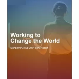 Новое исследование ESG: Working to Change the World